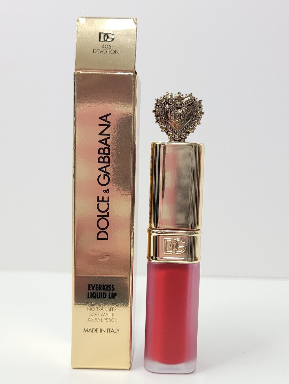Dolce & Gabbana Everkiss Liquid Lip No Transfer Soft Matte Lipstic(405 Devotion)